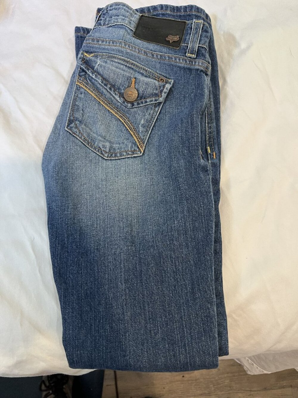 Fox Denim “Torque Boot Cut” Jeans – Size 0/24 y2k
